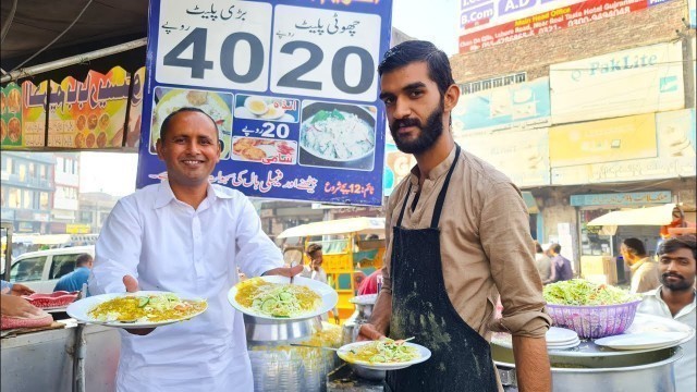 'World Record Cheap Food | Pakistan\'s Cheapest Food Rs 20 Daal Chawal | Gujranwala Street Food'