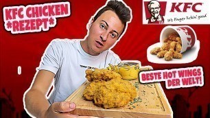 'KFC Chicken *REZEPT* - die BESTEN HOT-WINGS der WELT! (besser als KFC)'