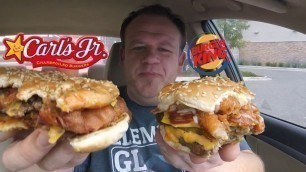 'BK RODEO KING vs Carl\'s Jr DOUBLE WESTERN BACON CHEESEBURGER!!!'