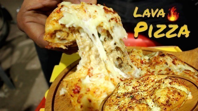 'Live Making Loaded Cheesy LAVA PIZZA | Kharadar Food street of Karachi Pakistan'