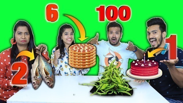 '1 To 100 Food Eating Challenge | Hungry Birds'