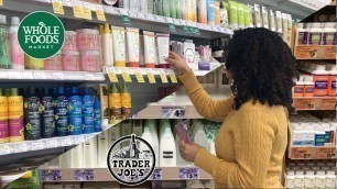 'Whole Foods & Trader Joes: Follow Me To Look At Hair Products!'