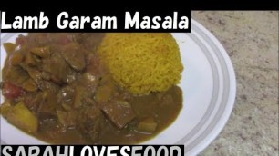 'Lamb Garam Masala Curry (with leftover leg of lamb) | Sarah Loves Food'