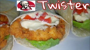 'Zinger Twister KFC Style/How to make KFC Chicken Twister Style'