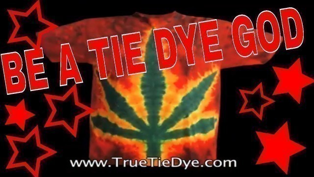 'This is Bad-Ass! How To Tie Dye Marijuana Leaf - Step by Step Guide - Be the Tie Dye Master'