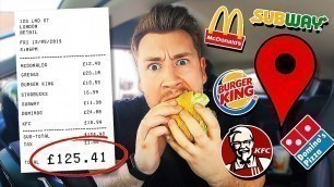 'Letting Fast Food Employees Decide What I Eat For 24 Hours *FOOD CHALLENGE*'