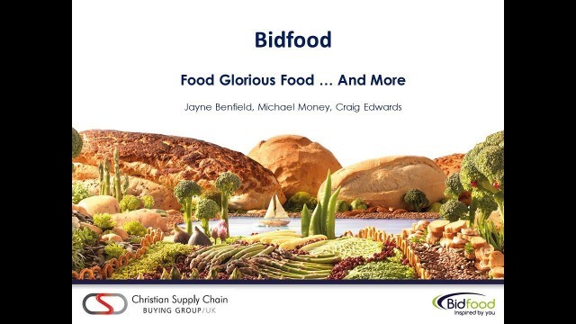 'How Bidfood can help with Food Glorious Food and Equipment'