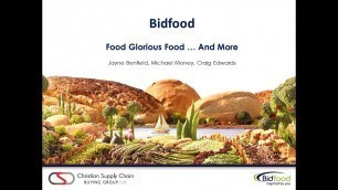 'How Bidfood can help with Food Glorious Food and Equipment'