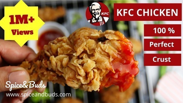 'KFC chicken Recipe | 100% Perfect Crust with Tips and Tricks | KFC Chicken Recipe In Tamil'