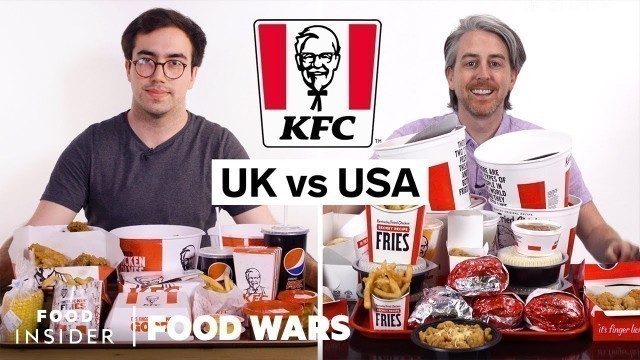 'US vs UK KFC | Food Wars'