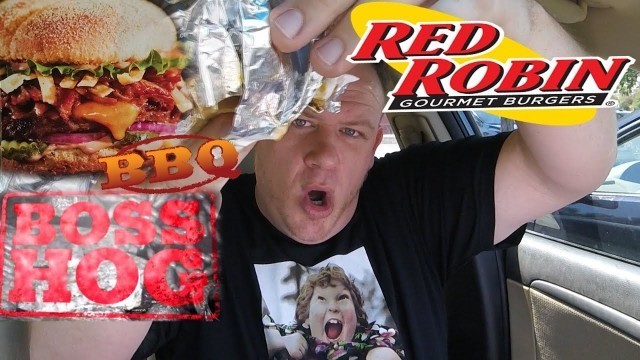 'Red Robin ☆BBQ BOSS HOG BURGER☆ Food Review!!!'