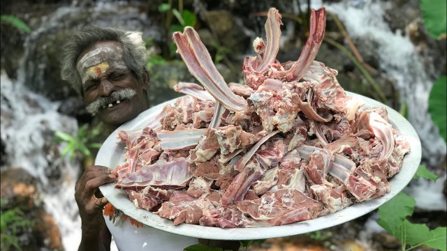 'Mutton Chops Prepared by my Daddy Arumugam / Village food factory'