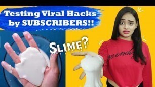 Testing Viral LIFE HACKS by our SUBSCRIBERS | Life Shots