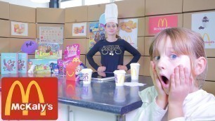 'ELLE OUVRE SON FAST FOOD À LA MAISON !! - CHALLENGE STUDIO BUBBLE TEA'