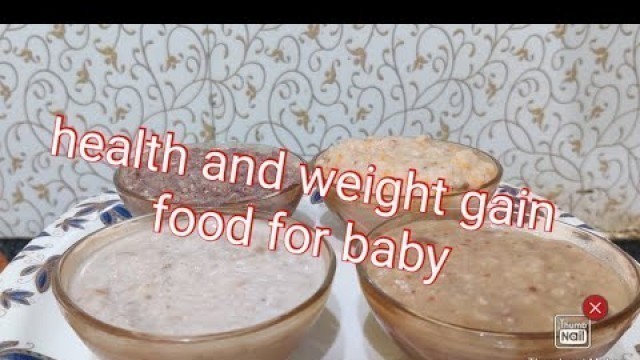 'Baby food recipe, 4 easy weight gain and healthy recipe for baby food made at home'