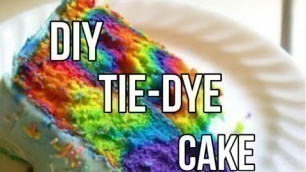 'How To Make A Tie-Dye Cake!'