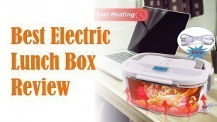 'Best Electric Lunch Box Review - Portable Food Warmer Self Heating Bento Heater'