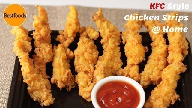 'KFC Zinger Strips│Chicken Strips kfc │Chicken Fingers│KFC Style Strips│Fried Chicken Recipe│Chicken'