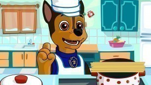 'Paw Patrol Cooking Cartoon for Kids - Pups Cook Food for Everest!'