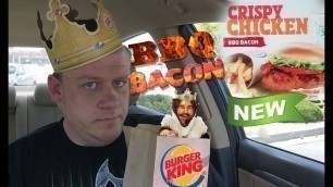 'BURGER KING ☆BBQ BACON CRISPY CHICKEN SANDWICH☆ Food Review!!!'