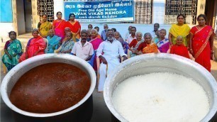 'Yummy !!! MUTTON Gravy Prepared by my Daddy Arumugam / Village food factory'