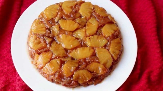 'Pineapple Upside-Down Cake Recipe - Fresh Pineapple Coffee Cake'