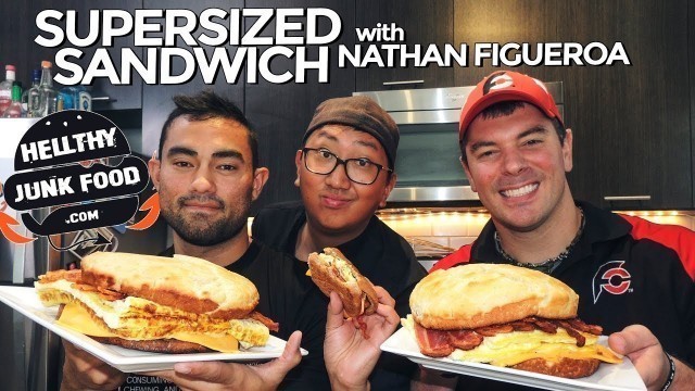 'HELLTHY JUNK FOOD CHALLENGE VS NATHAN FIGUEROA!!'