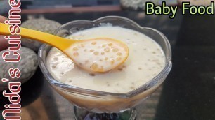 'How To Make Sabudana Kheer - Nida\'s Cuisine - 6 Months + Baby\'s Food -Sabudana For Strong Baby Bones'