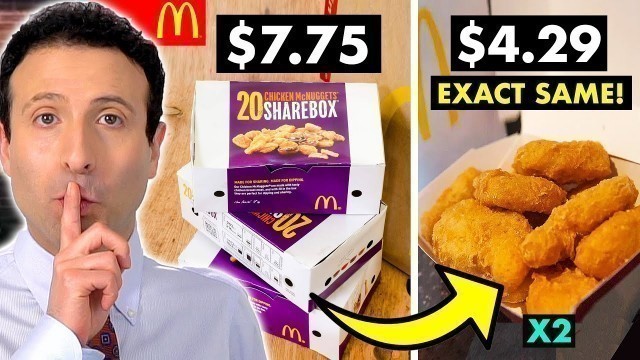 '10 FAST FOOD SECRETS That Will Save You Money! #3'