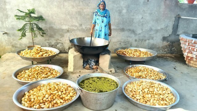 '10000 GOLGAPPE PREPARED BY MY GRANNY | PANI PURI RECIPE | INDIAN STREET FOOD | GOLGAPPA RECIPE'