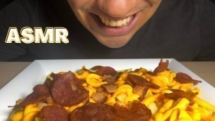 'ASMR BATATA FRITA CHEDDAR E BACON (MUKBANG) SONS DE MASTIGAÇÃO | BRAZILIAN FOOD SHOW MANDRAKE´S ASMR'