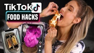 'TESTING VIRAL TIK TOK FOOD HACKS... is ANYTHING Worth Making??'