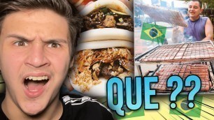 'Street food in Brazil is on a WHOLE NEW LEVEL ! |