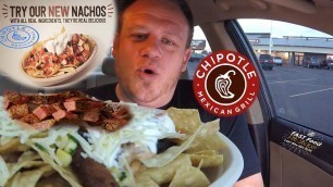 'Chipotle NEW! ☆LOADED NACHOS☆ Food Review!!!'