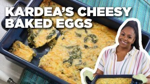 'Kardea Brown\'s Cheesy Baked Eggs | Delicious Miss Brown | Food Network'