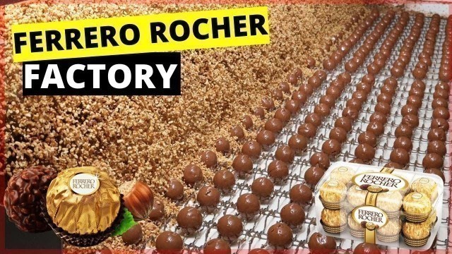 'INSIDE THE FACTORY FERRERO ROCHER MAKING MACHINES'