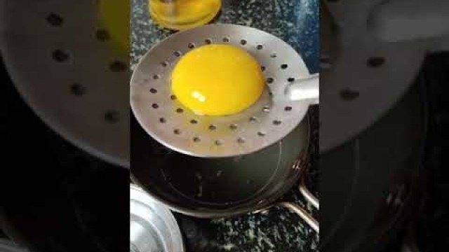 'Mouth Watering half boiled egg omelette 