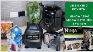 'Unboxing Ninja Blender With Food Processor | Smoothie Test'