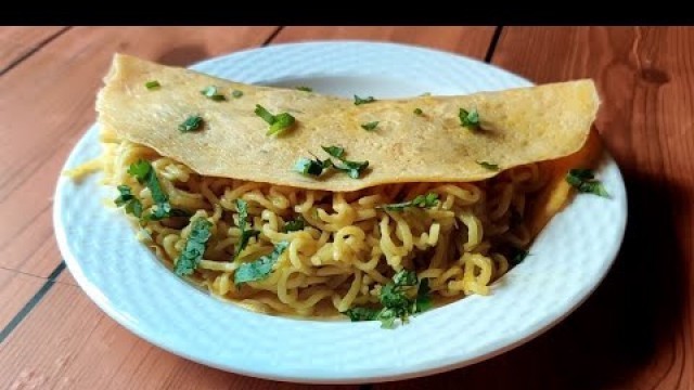 'Egg Maggi Omelette in 3 Minutes!! - Easy breakfast recipe | Trending Recipe | AG Street Food'