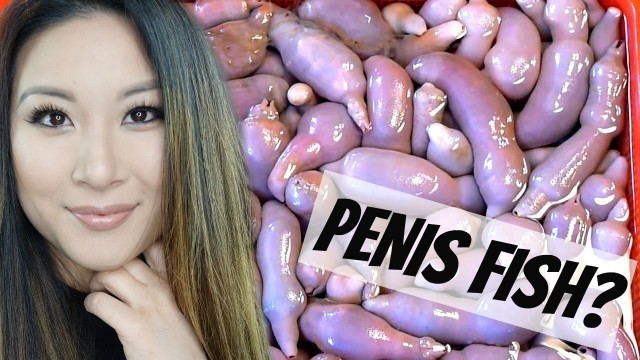 'LIVE Sashimi PENIS FISH?'