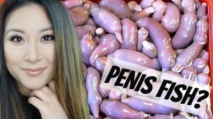 'LIVE Sashimi PENIS FISH?'