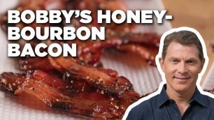 'Honey-Bourbon Glazed Bacon with Bobby Flay | Brunch @ Bobby’s | Food Network'