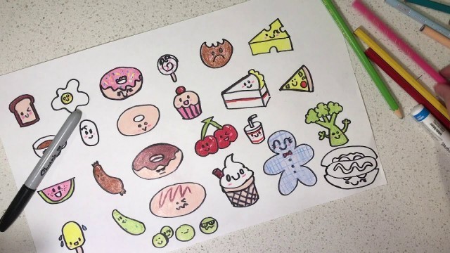 'HOW TO DRAW KAWAII FOOD. FOCUS COMIC FREE ART CAMP:  WEEK 50'