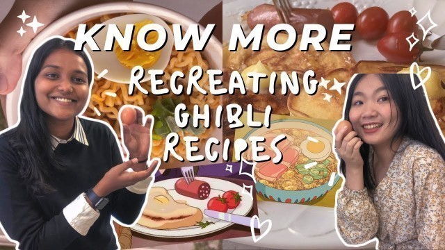 '[Know More] Recreating Studio Ghibli Recipes at a Korean College Dorm'