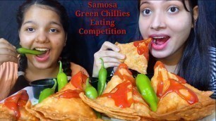 'Samosa Eating Competition || SISTER EDITION || Food Challenge || Foodie JD Vlogs'