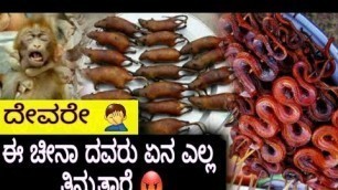 'china food eating in Kannada 2021||china food ||dogs || china market food Kannada (ಕನ್ನಡ)'