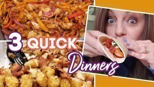 'WHAT\'S FOR DINNER? | SUPER QUICK DINNER RECIPES | NO. 65'