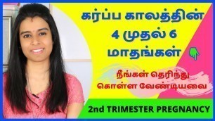 'கர்ப்ப காலத்தின் 4 முதல் 6 மாதங்கள் | Second Trimester Pregnancy (In Tamil) | T Dot Tamil'