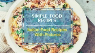 'Italian Food Recipes With Pictures'