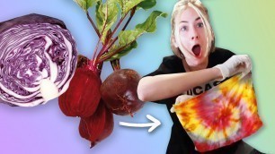 'I Tie-Dyed An Entire Outfit Using Vegetables'